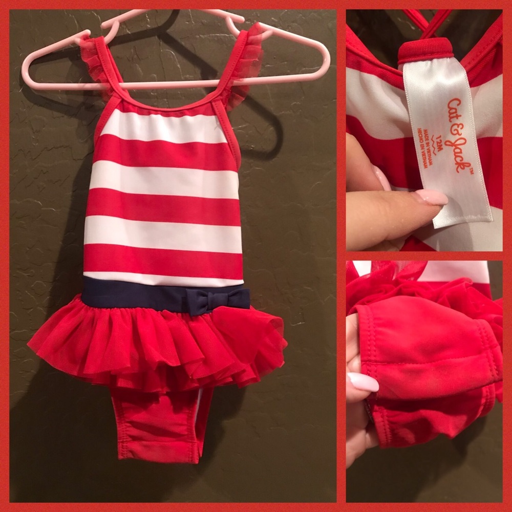 6 baby items for $15! Tutu swimsuits 12 months
